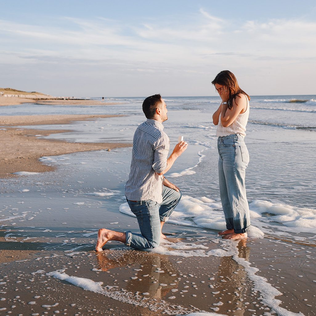Heiratsantrag am Strand Heiratsantrag am Strand